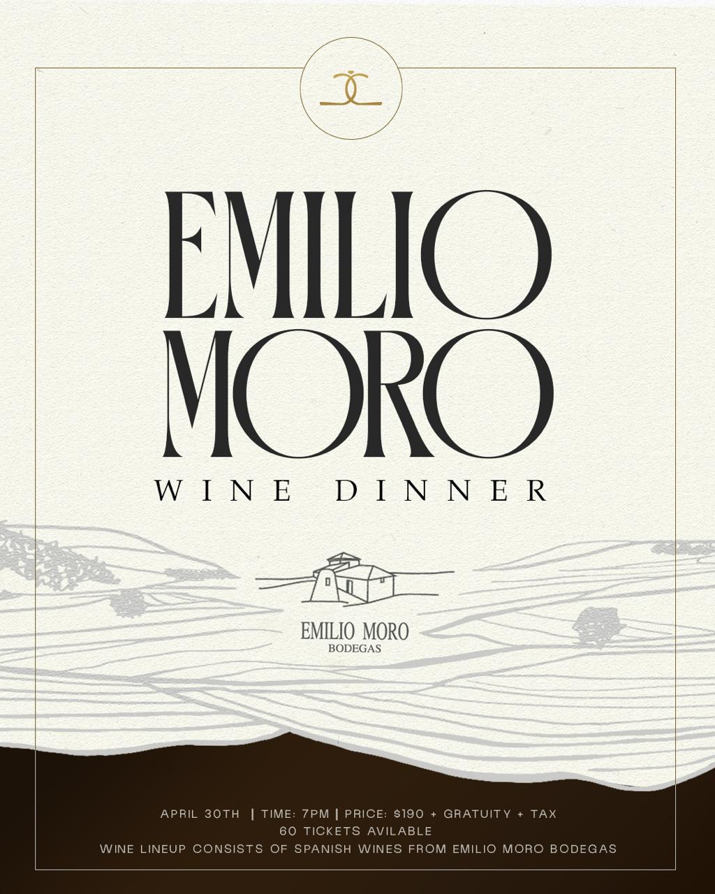 Emilio Moro Wine Dinner